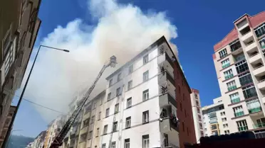 Niğde'de Apartmanda Bacadan Kısa Sürede Yangın Kontrol Altına Alındı