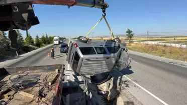 Afyonkarahisar'da Trafik Kazası: 2 Yaralı