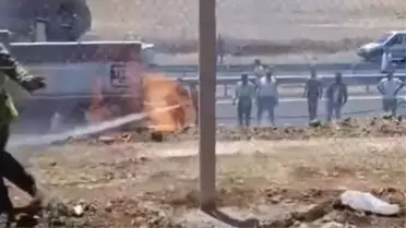 Şanlıurfa'da Tiner Yüklü Minibüs Devrildi: 1 Ölü, 1 Yaralı