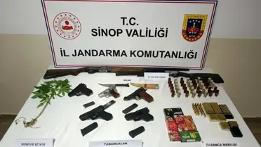 Sinop'ta Jandarmadan Silah Operasyonu