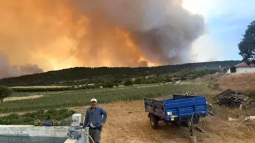 Orman Yangını 7 Köyü Boşalttı