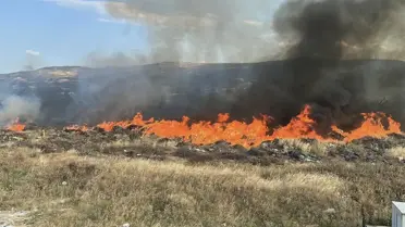 Çanakkale'de Ot Yangını Kontrol Altına Alındı