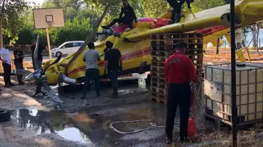 Uçak Enkazı Göl'den Çıkarıldı