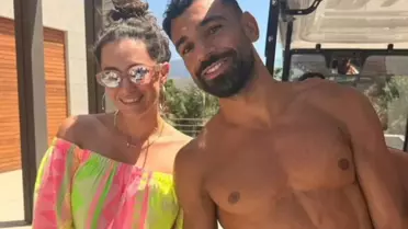Hande Doğandemir, dünyaca ünlü futbolcu Salah ile fotoğrafını paylaştı