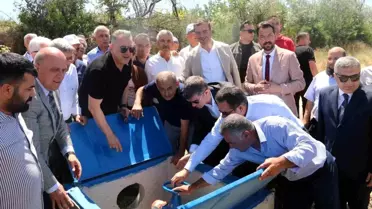Amasya'da Kapalı Sulama Sistemi Açıldı