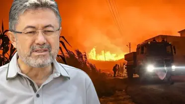 Bakan Yumaklı İzmir'de yangın bölgesinde: 3 noktada yangınlar devam ediyor