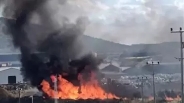 Bandırma'da Palet Yangını Kontrol Altında