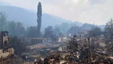 Sakarya'da Orman Yangını Kısmen Kontrol Altında