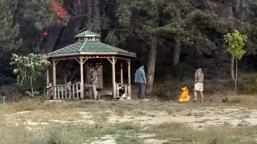 Bilecik'te Yangın Sonrası 'Pes' Dedirten Görüntü