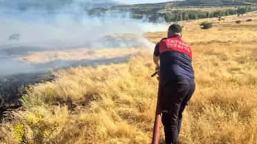 Tatvan'da Piknik Yangını: 45 Dönüm Küle Döndü