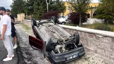 Nevşehir'de Kediye Çarpmamak İçin Takla Attı