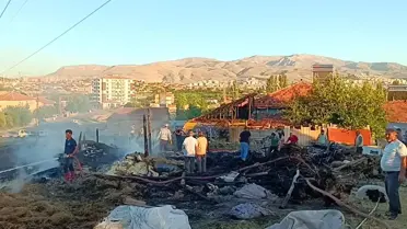 Malatya'da Saman Yangını Paniğe Neden Oldu