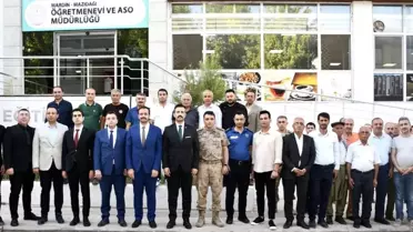 Mazıdağı'nda Veda Yemeği Düzenlendi