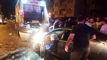 Mersin'de Alkollü Sürücüyle Çöp Kamyonu Çarpıştı: 1 Ölü, 4 Yaralı