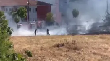 Silivri'de Torpil Yangını