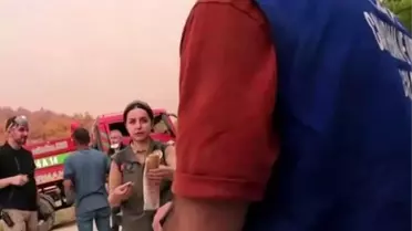 Alevlerin arasında insanlık dersi: Yangın bölgesinde paylaşılan bir lokma yürekleri ısıttı