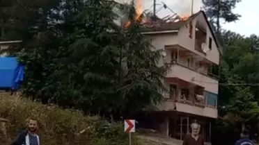 Bartın'da Ev Yangını Paniği