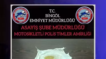 Bingöl'de Uyuşturucu Yakalandı