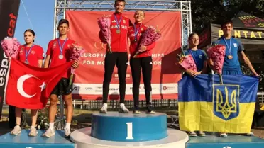 Muhammed Emir Kurtulan, U17 Modern Pentatlon Avrupa Şampiyonası'nda 4 Madalya Kazandı