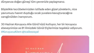 Emine Erdoğan'dan Koruyucu Ailelere Teşekkür