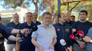 İzmir'deki orman yangını 2'nci gününde (2)