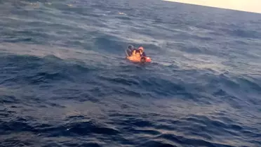 Tekirdağ'da Baba ve 3 Çocuk Denizde Kurtarıldı