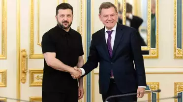 Almanya Dışişleri Bakanı Kiev'de Zelenskiy ile Görüştü