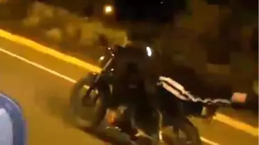 Yüzüstü Motosikletle Tehlikeli Yolculuk