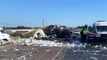 Antalya'da Tır Kazası: 1 Ölü, 1 Yaralı