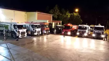 Konya Büyükşehir Belediyesi, Hatay'daki Orman Yangınlarına Destek Veriyor