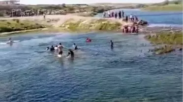 Fırat Nehri'nde Boğulma Tehlikesi