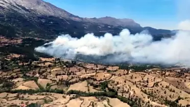 Isparta'da Orman Yangını