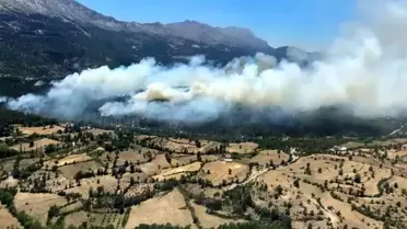 Isparta'da Orman Yangını