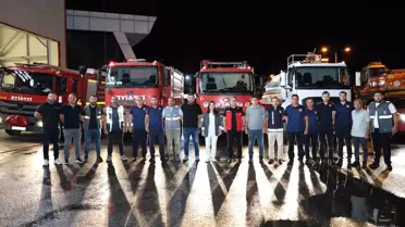 Sakarya'dan Manisa'ya Orman Yangınına Destek Ekibi Gönderildi