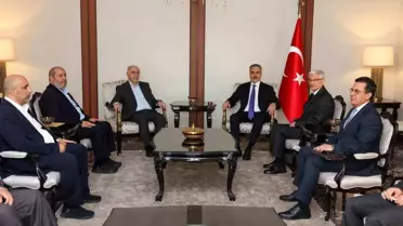 Hakan Fidan, Hamas Heyeti ile Görüştü