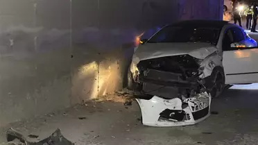 Alkollü Sürücü Kaza Yaptı: Aile Yaralı