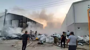 Bucak'ta Motosiklet Yangını, Çevredeki İş Yerlerine Sıçradı