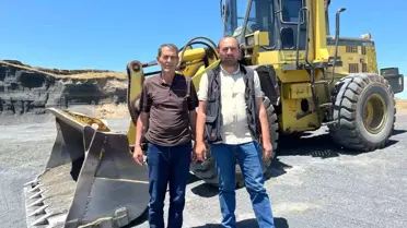 Kayaköprü'de Yol Çalışmaları İncelendi