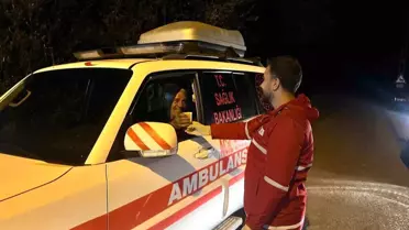 Bayburt'ta Kızılay Gönüllülerinden Destek