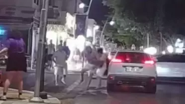 Bodrum'da yol verme tartışması kavgaya dönüştü