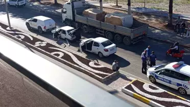 Isparta'da Zincirleme Kaza: 1 Yaralı