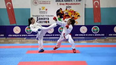 ANALİG Karate Müsabakaları Ağrı'da Tamamlandı