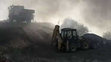 Yalvaç'taki Çöplük Yangını Kontrol Altına Alındı