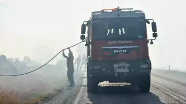 Çeşme'de Yangın 2. Güne Giriyor
