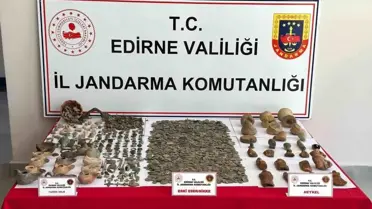 Edirne'de Tarihi Eser Operasyonu