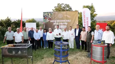 Düzce Kestane Balı Hasat Şenliği Yapıldı
