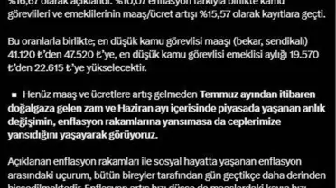 Memur-Sen’den Refah Payı Talebi