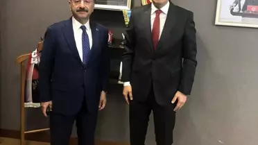 Hatipoğlu, Vali Aksoy'u TBMM'de Ağırladı