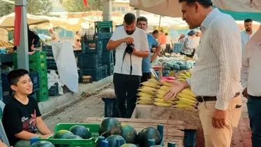 Kozan Belediye Başkanı Atlı, Semt Pazarında Çocuklarla Renkli Diyaloglar Kurdu