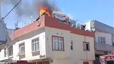 Nizip'te Yangın Paniği